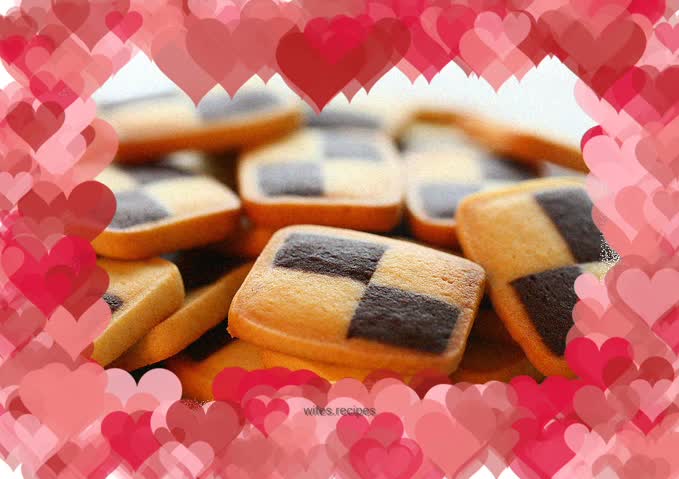 Small checkerboard cookies