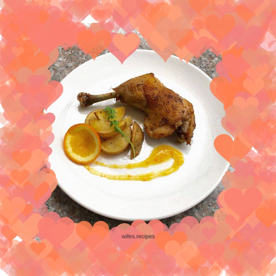 Grilled chicken legs