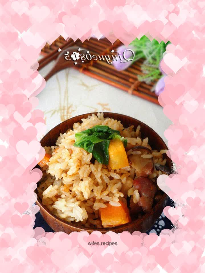 Claypot salty rice