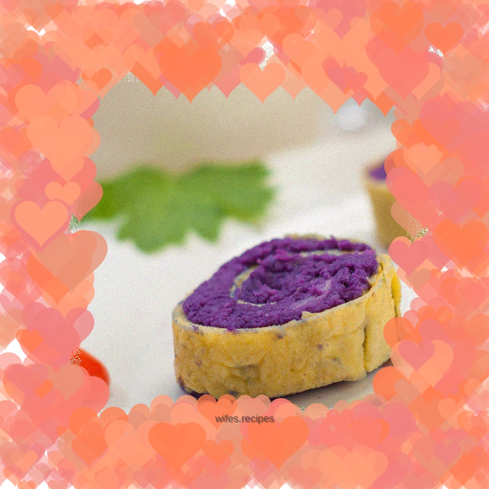 Purple Sweet Potato Egg Roll