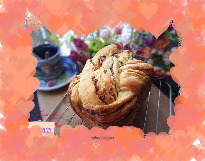 Bean Paste Braided Toast