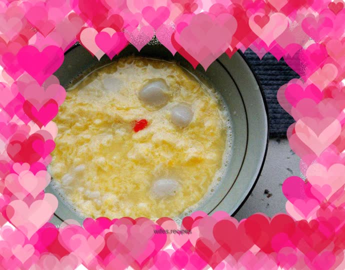 Eggnog dumplings
