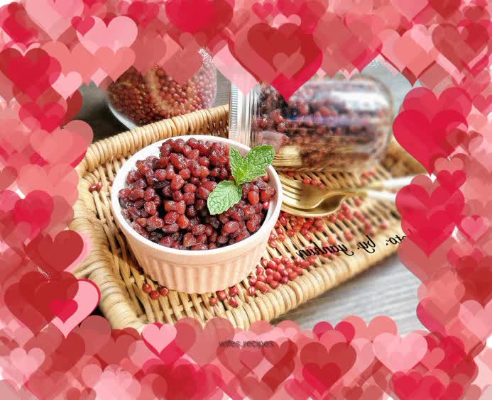 Homemade honey red beans