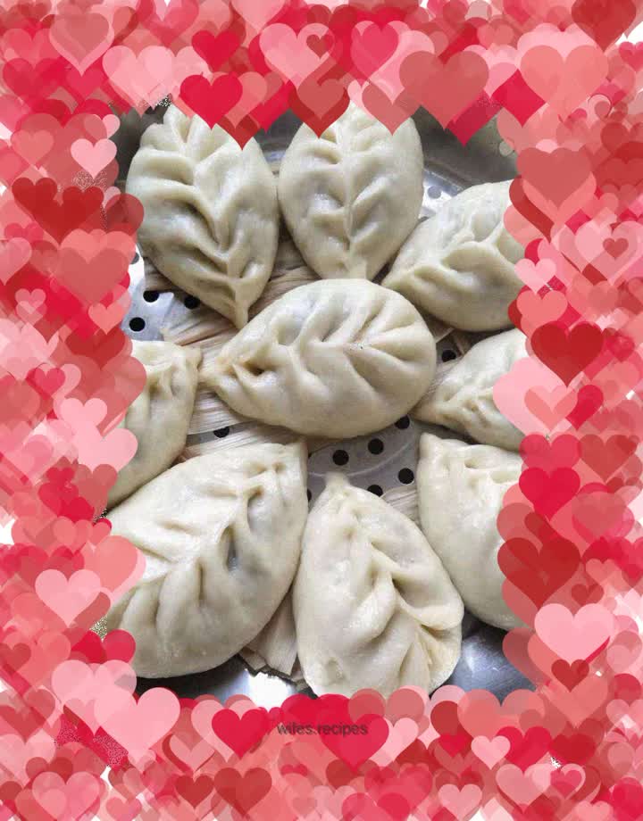 Secondary fermentation bread made by Peng Dou (shredded radish filling, bun wrapping method included)