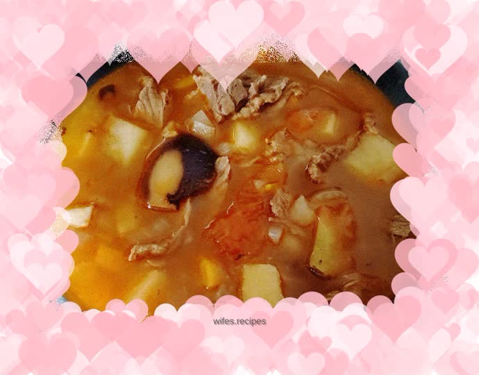 Lazy tomato stewed beef slices (no aniseed version)