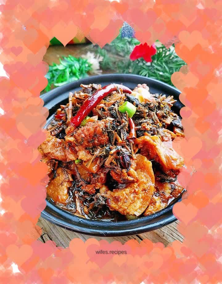 Braised Pork with Dried Plums and Vegetables