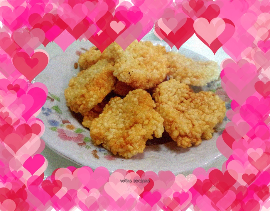Fried glutinous rice cake