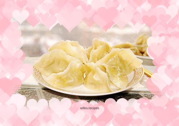 Dumplings stuffed with cabbage