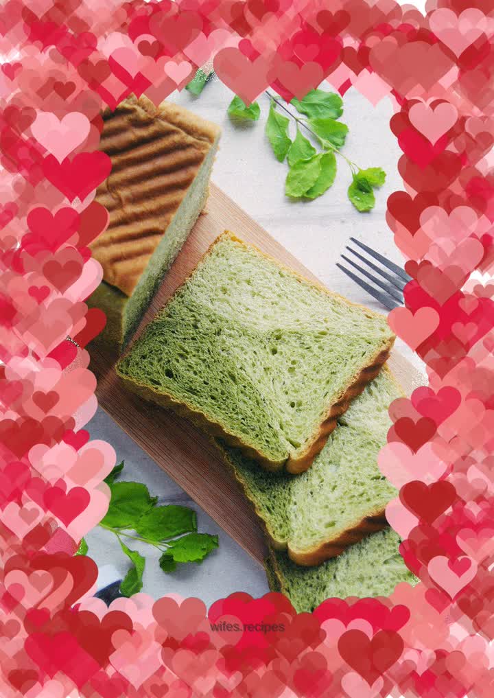 Matcha Gradient Toast