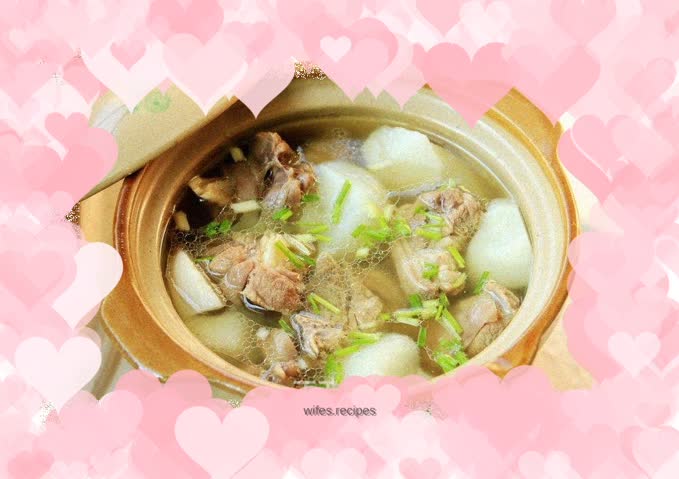 Mutton and radish soup