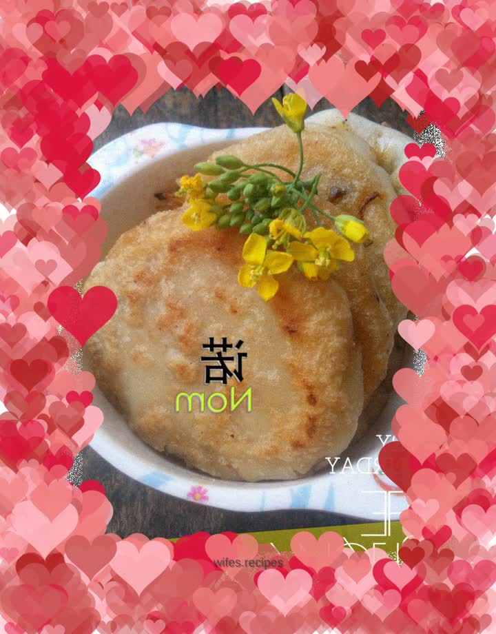 Shredded radish pancake