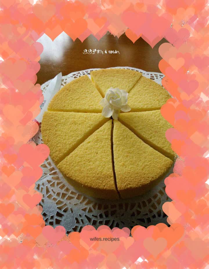Orange chiffon cake