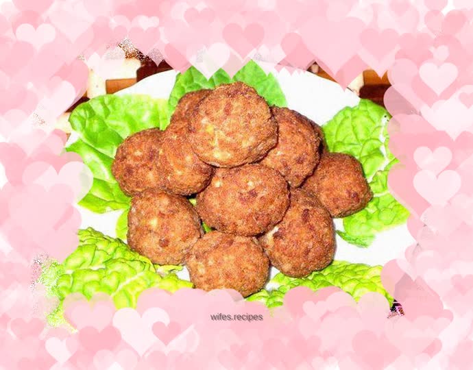 Fried lotus root balls