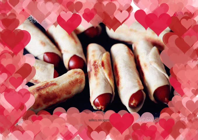 Crispy sausage dumplings