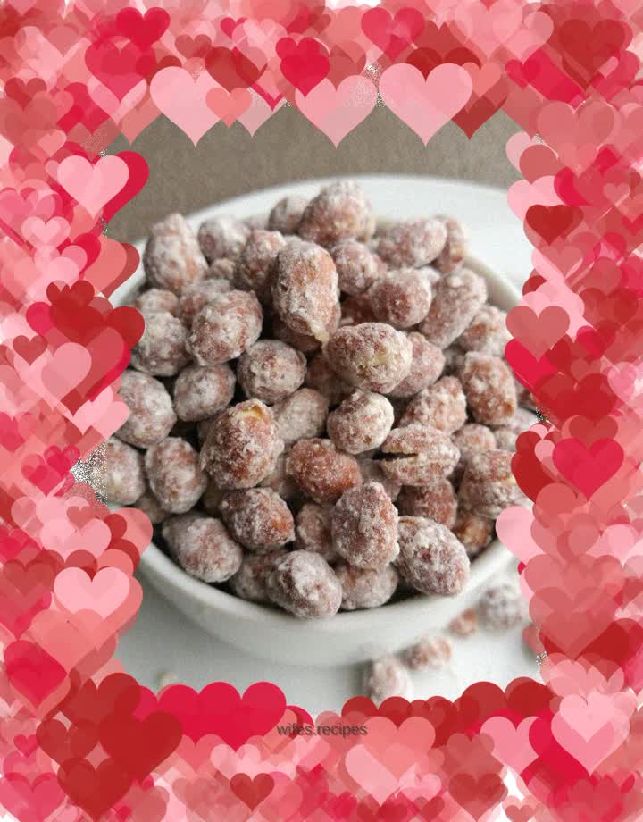 Homemade greedy snacks - hanging frost peanuts