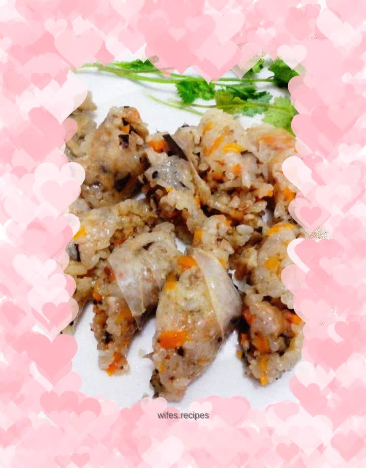 Glutinous rice enema