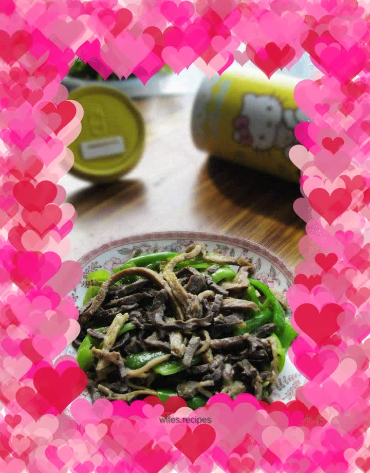 Stir-fried haggis with hot pepper