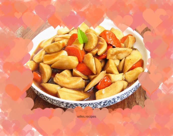 King Oyster Mushroom in Oyster Sauce