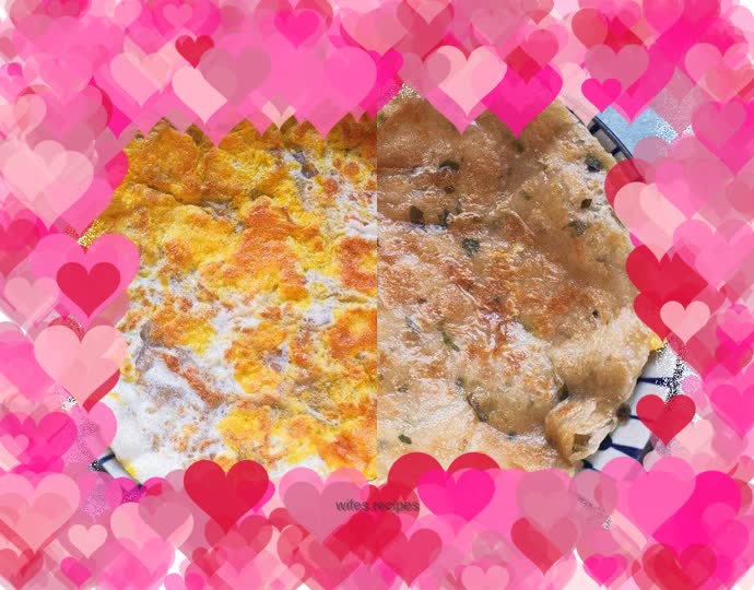 Quick breakfast - egg pancakes