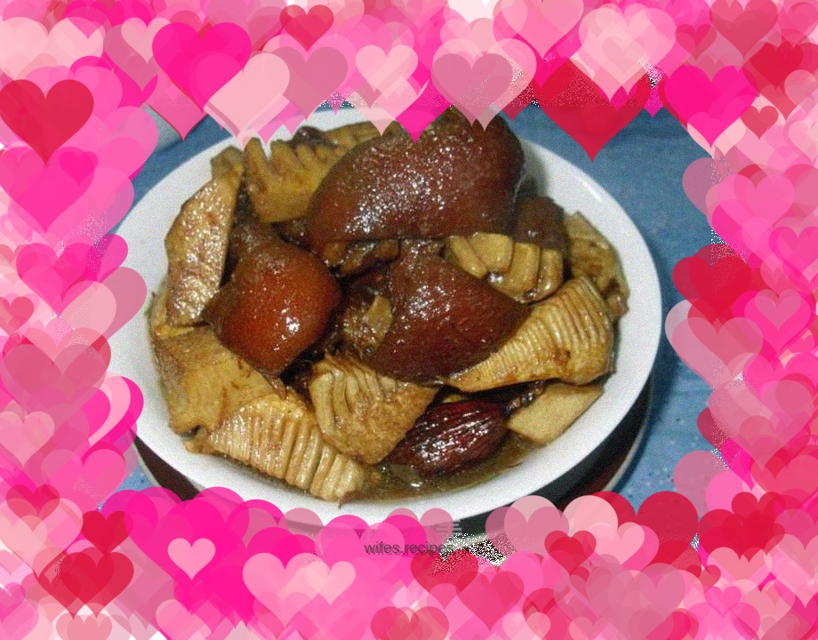 Roasted Hoof with Spring Bamboo Shoots