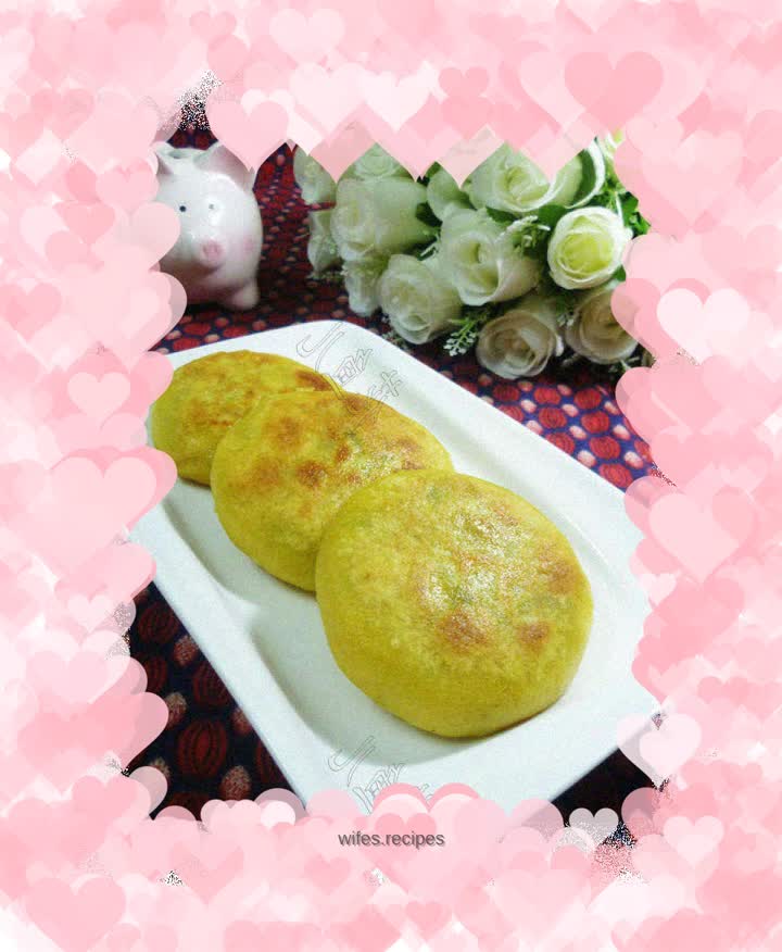 Chives, Shrimp and Cornmeal Pancakes