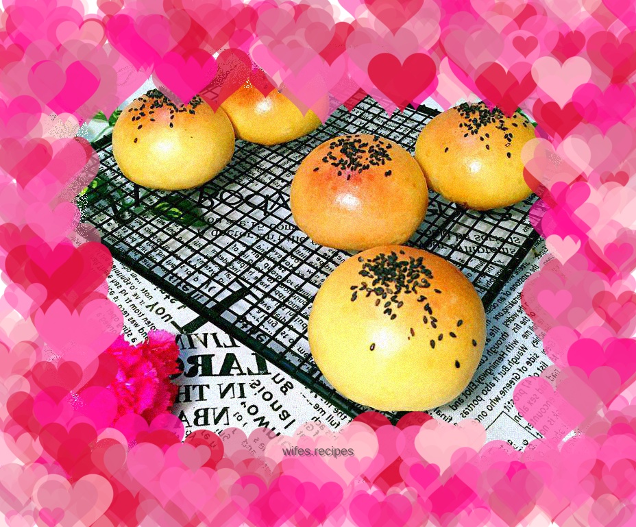 Sweet Potato Bean Paste Buns