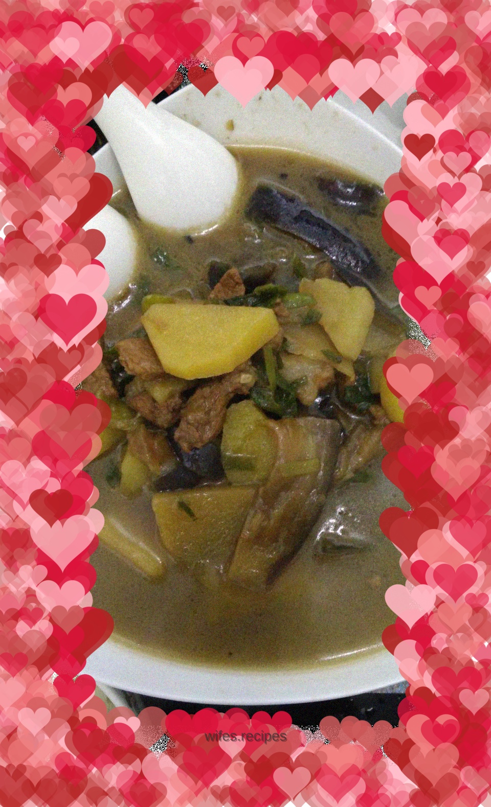 Potato and eggplant stew (Northeastern specialty)