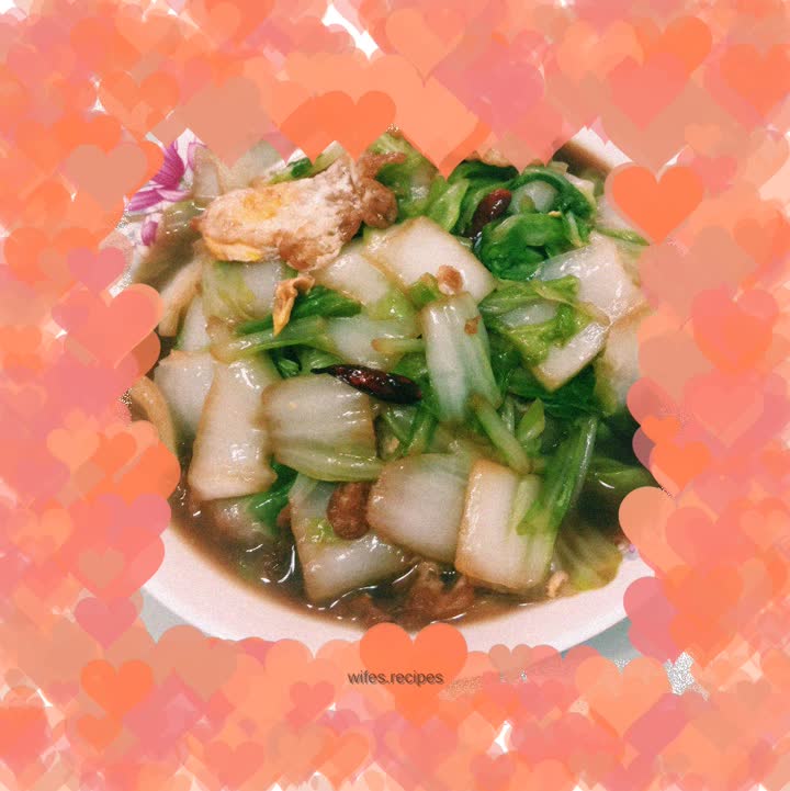 Braised Chinese Cabbage with Quail Eggs