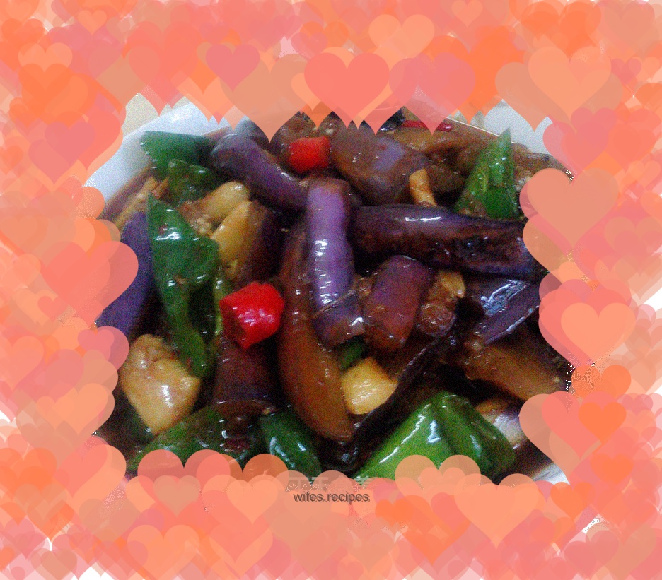 Braised eggplant