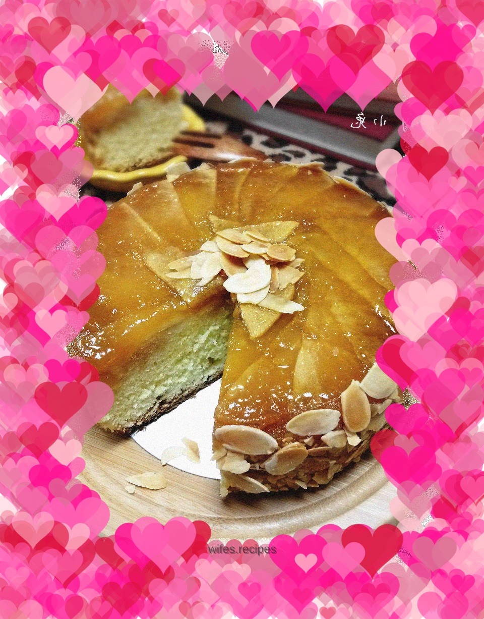 Caramel Apple Flip Cake