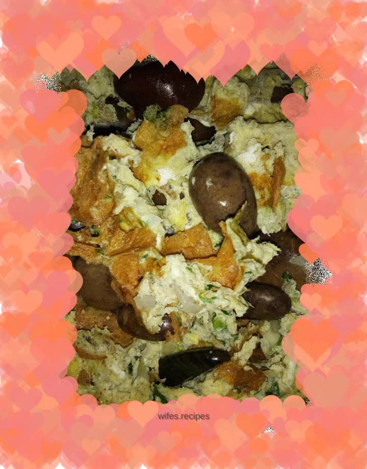 Stone-cooked local eggs