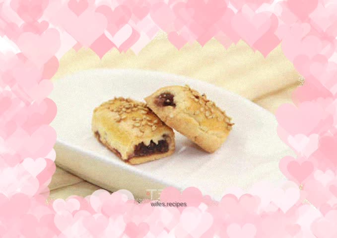 Red bean snack - a perfect dessert for entertaining guests, super crispy