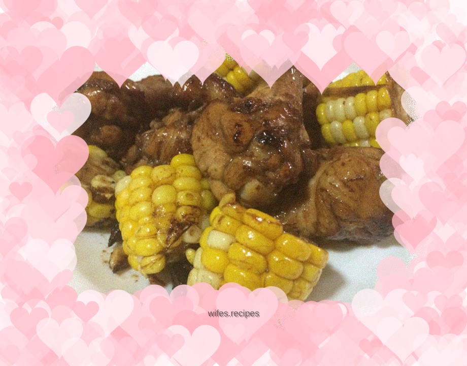 Chicken with corn