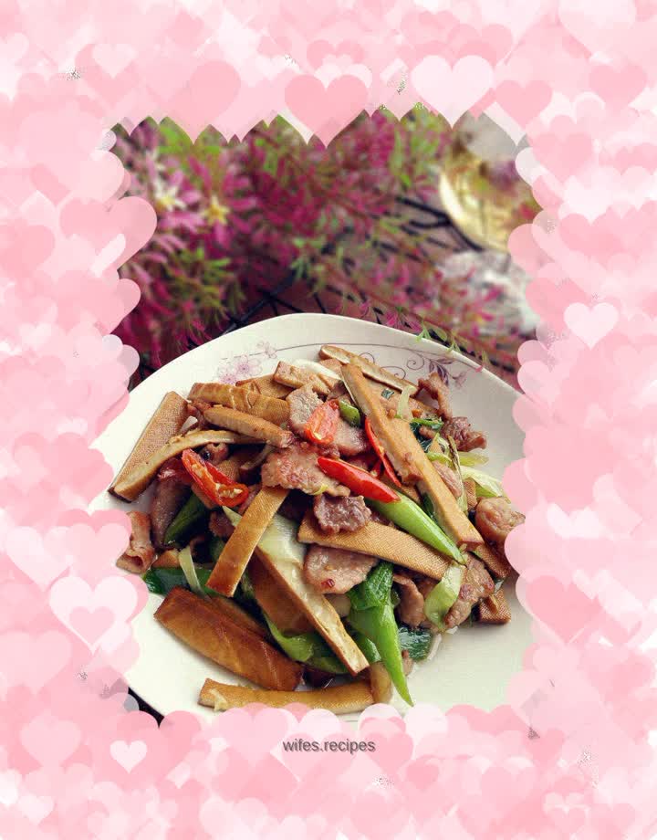 Garlic tofu dried meat slices