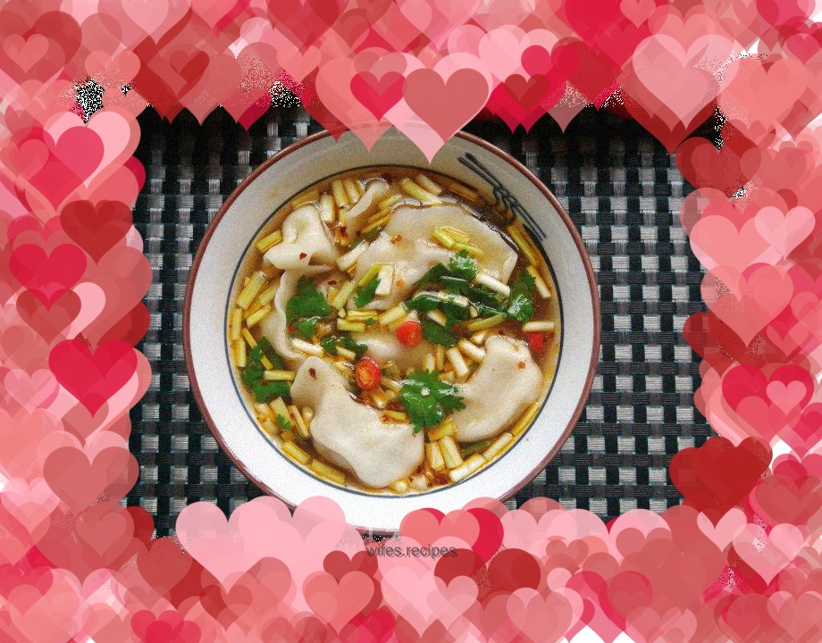 Spicy Carrot, Mushroom and Pork Dumplings