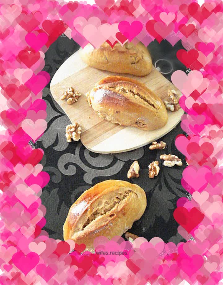 Chinese Brown Sugar Walnut Bread