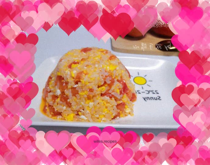 Tomato and egg fried rice