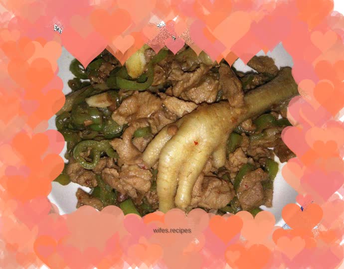 Fried Pork with Chili