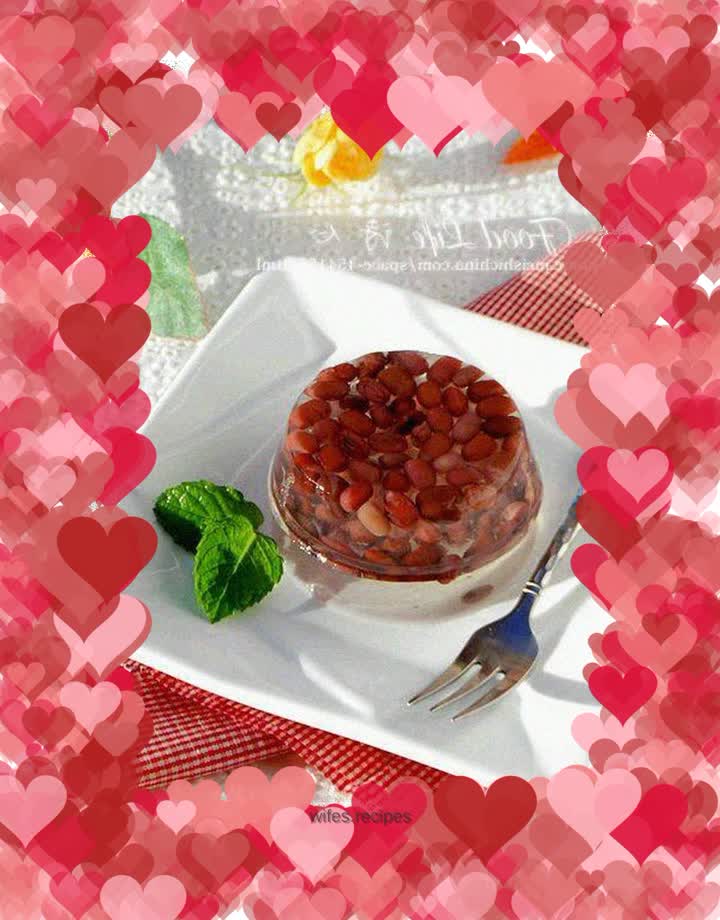 Honey stone flower cake