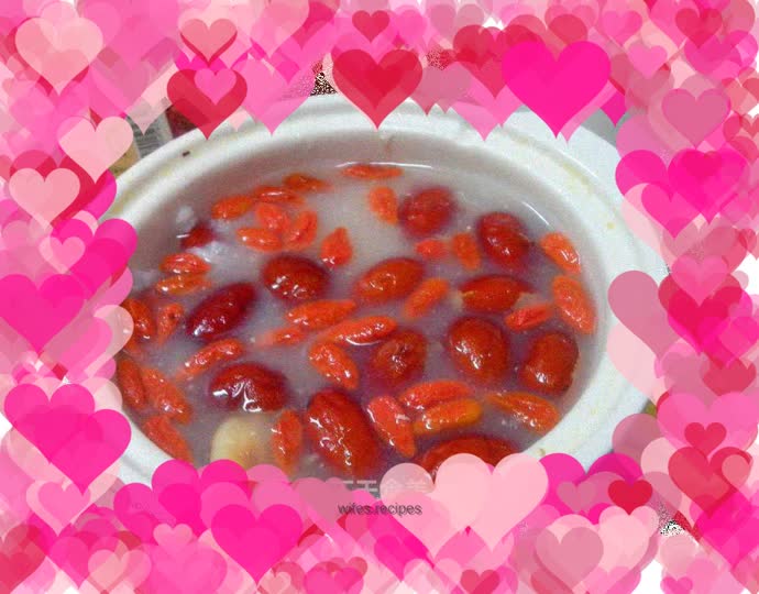 Red dates and wolfberry porridge