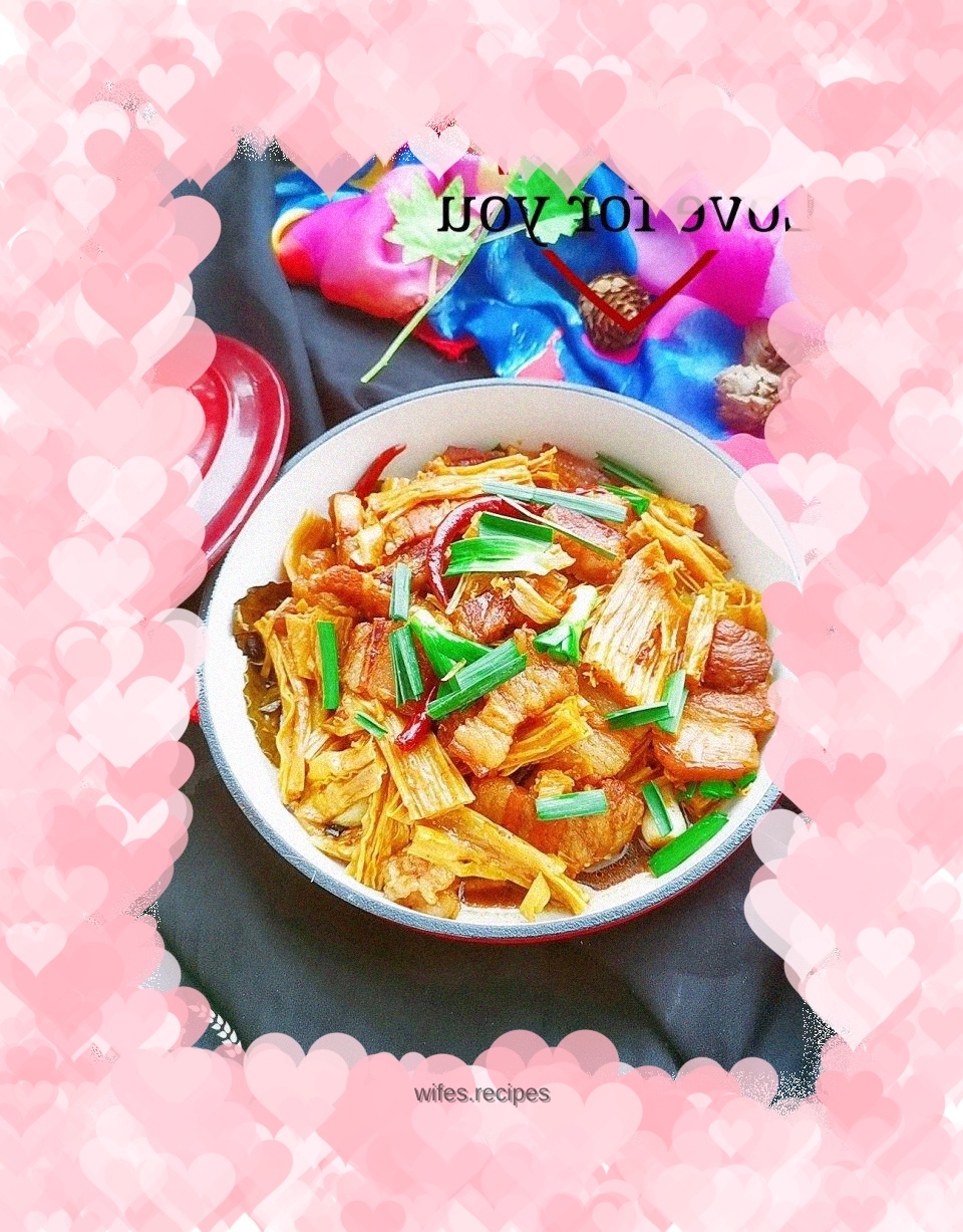 Bean curd roasted pork