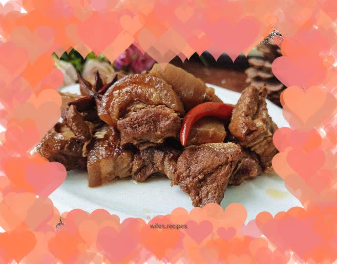 Beer braised pork