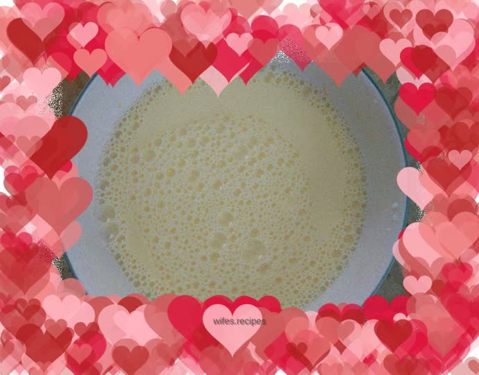 Milk stewed eggs
