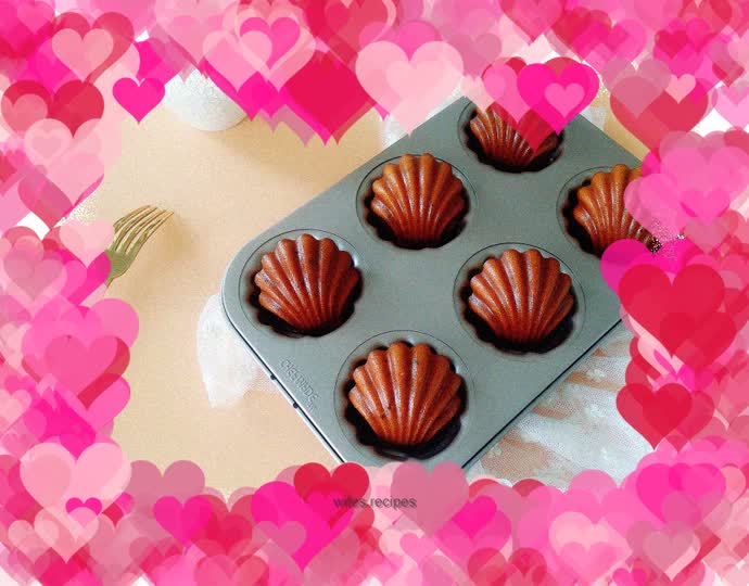 Chinese style savory madeleines
