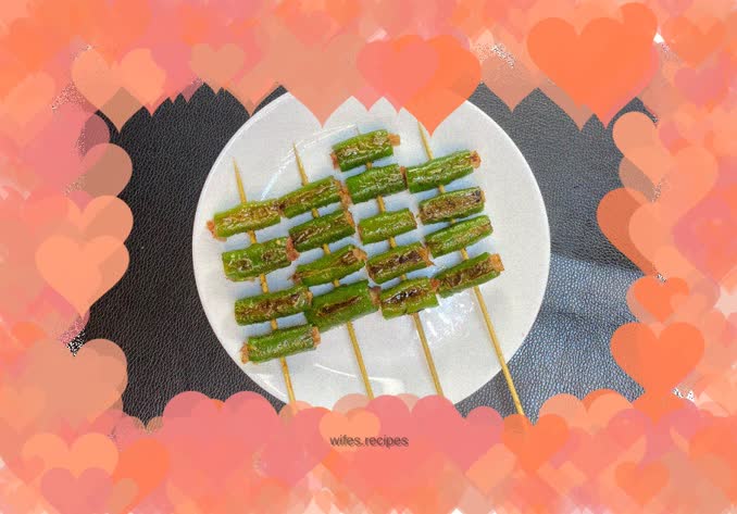 Luncheon meat skewers