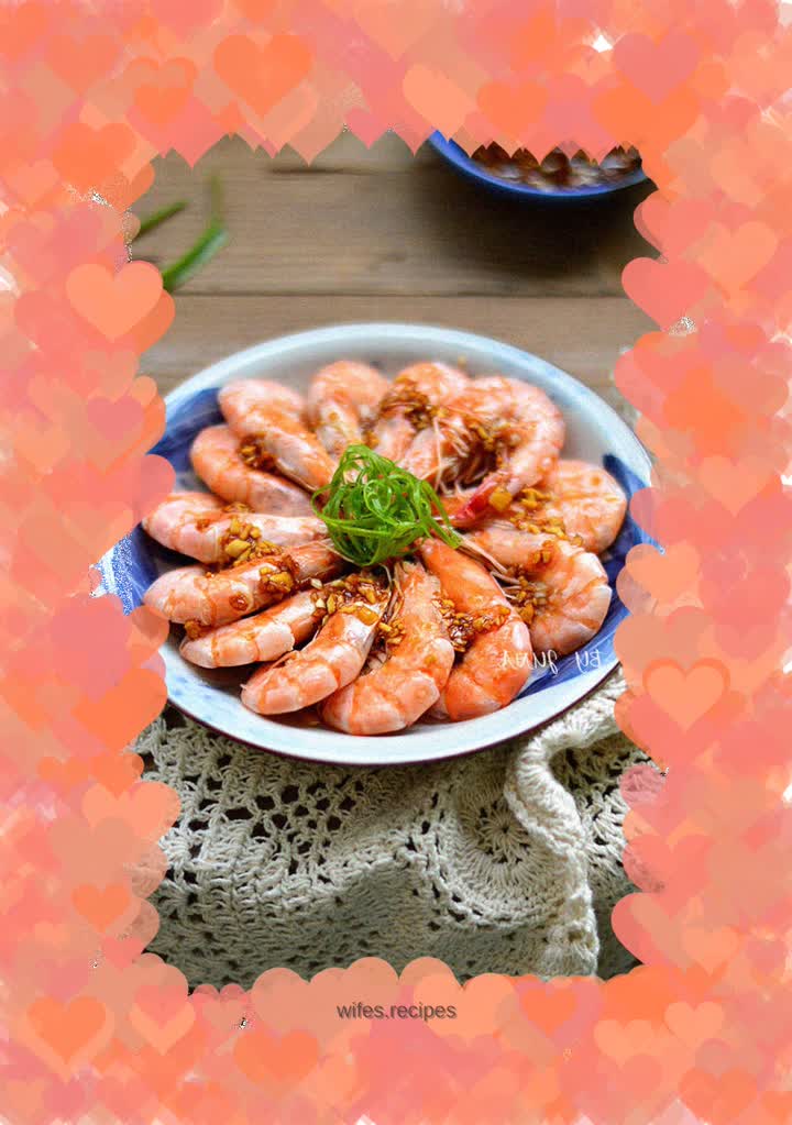 Steamed shrimp