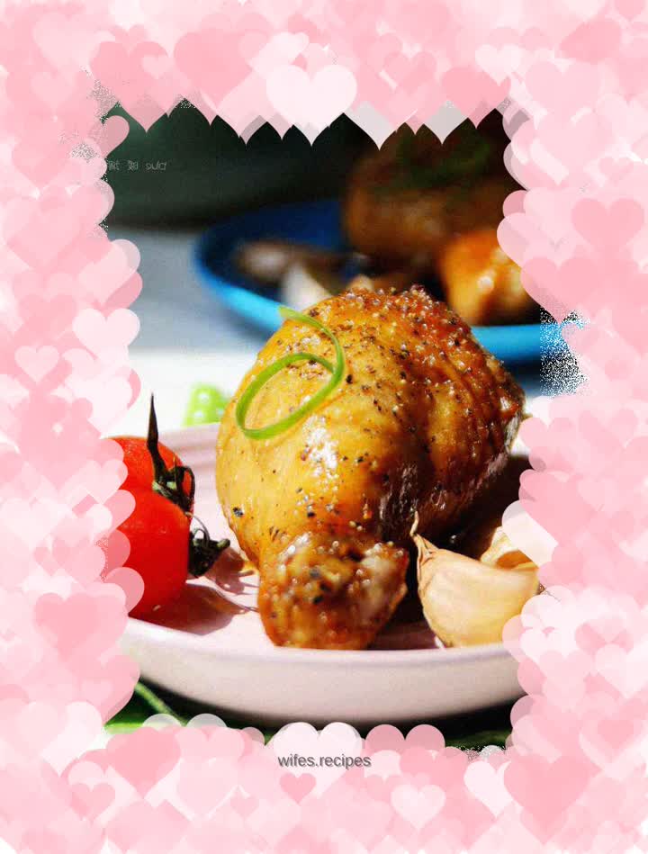 【Grilled Chicken Legs with Honey Miso】