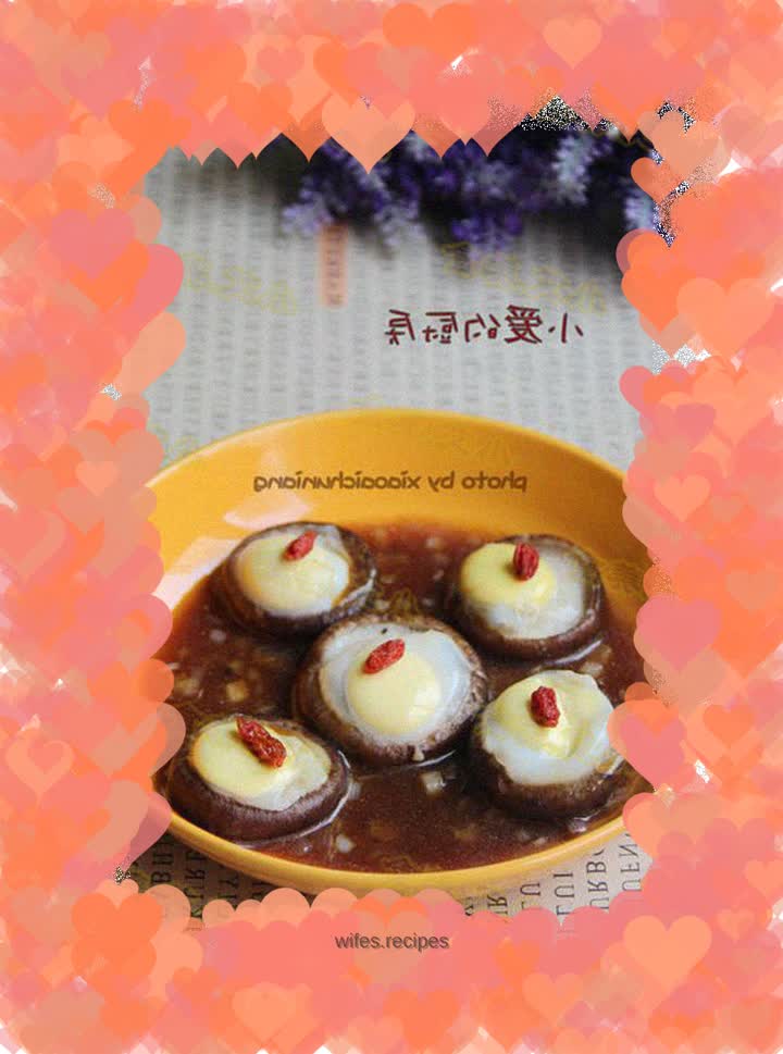 Quail eggs stuffed with mushrooms