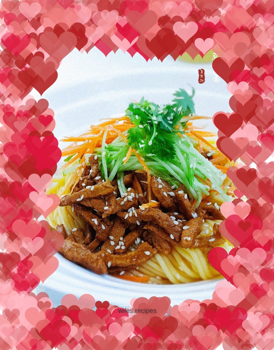 Shredded Pork Cold Noodles