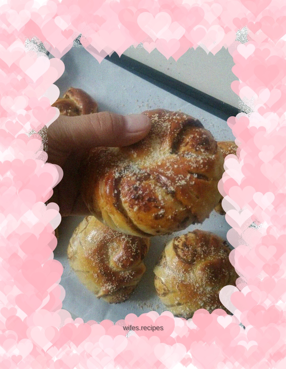 Red bean paste bread